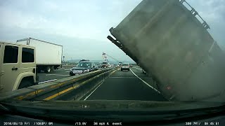 Tappan Zee Bridge Tractor Truck Accident [upl. by Ramoj]