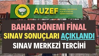 Auzef Bahar Dönemi Final Sınav Sonuçları AÇIKLANDI Ders Geçme Kalma Hesaplaması Nasıl Yapılır [upl. by Proffitt718]