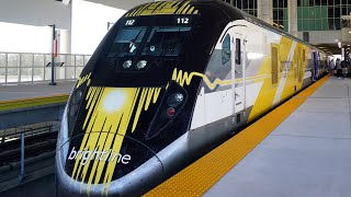 Brightline High Speed Rail Full Train Tour 2024 at MCO Orlando Airport All Cars Shown [upl. by Gladstone]