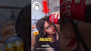 COCACOLA SUI CAPELLI  PERCHÉ LO FANNO TUTTI 😱 curiosità [upl. by Intyre]