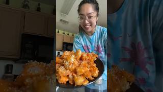 Hot Buldak Bang Bang Shrimp Full recipe on my channel 🍤💥🔥 recipe shrimp cooking [upl. by Lardner]