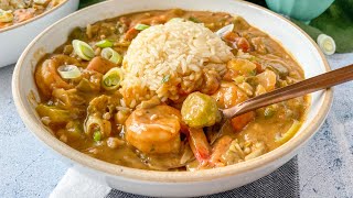 Shrimp And Okra Gumbo Recipe [upl. by Garibald]