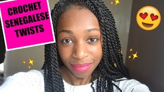 Installing Crochet Braids Senegalese Twists [upl. by Careaga]