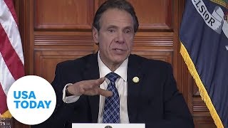 Gov Andrew Cuomo addresses latest with COVID19s effect on New York  USA TODAY [upl. by Laspisa]