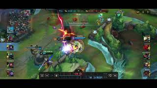 AHRİ GAMEPLAY  ZORLA OYUNU KAZANDIRDIK [upl. by Richy]