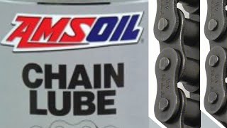 AMSOIL Chain Lube 1st Impressions amsoil motorcycle chain maintenance hondamotorcycles [upl. by Amadus]