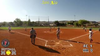 AFA Nationals 12U Firecrackers Ortega Medina vs Hustle Ruiz [upl. by Anneuq]