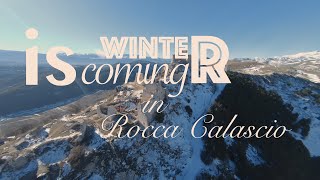 WINTER IS COMING 4K  Rocca Calascio in attesa della neve [upl. by Urbannai]