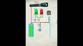 “Simple Torch Circuit Diagram Explained ♥️⚡shorts trending electronics [upl. by Ahsinawt311]