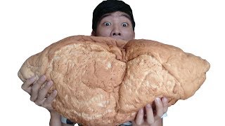 PHD  Thử Thách Ăn Bánh Mì Khổng Lồ 5Kg  Bread [upl. by Atiuqehc711]