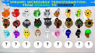 Sprunki Incredibox Transformation From Normal to Horror What’s Your Favorite Color Magic Mix [upl. by Syverson]