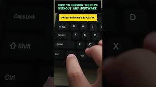 Record your PC screen without any software or recording software Windows 10 [upl. by Nnylanna213]