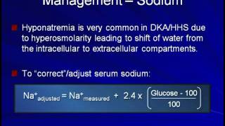 Hyperglycemic Crises DKA and HHS  Part 2 of 2 [upl. by Hsetim9]