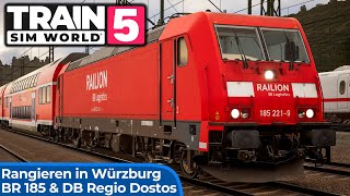 DOPPELSTOCKWAGEN  Rangierdienst in Würzburg  TRAIN SIM WORLD 5  Aushelfen bei DB Regio  TSW 5 [upl. by Airbmac52]