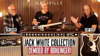 Bohlinger Tests Jack Whites Fender Triplecaster Telecaster Triplesonic Acoustasonic amp Pano Verb [upl. by Aciretnahs777]