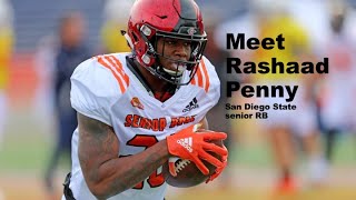 Rashaad Penny NFL Draft 2018 video profile [upl. by Kinemod]