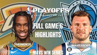 MAVERICKS VS THUNDER FULL GAME 6 HIGHLIGHTS [upl. by Oilerua]