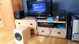 Q Acoustics 2020 Magnat Sub 200A Yamaha HTR4065  Mad Skill feat Rytmus  Technotronic Flow [upl. by Mojgan]