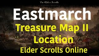 ★ Eastmarch Treasure Map II Location ★ Elder Scrolls Online [upl. by Zosi]