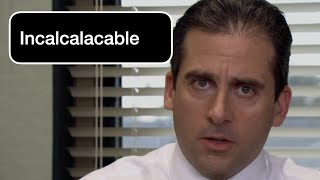 Michael Scott  quotIts really incalcalacablequot  The Office US theoffice [upl. by Ahsinet]