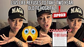 LIVS LIFE REFUSES TO TAKE SICK BABY TO HOSPITAL❓😱 COMMENT OF THE DAY❓ [upl. by Aliab812]