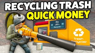 RECYCLING TRASH FOR QUICK MONEY  Gmod DarkRP Life EP 12 [upl. by Euqcaj]