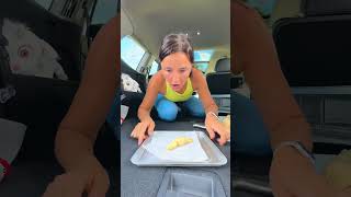 She MADE CROISSANT in the CAR 😳🥐🤣 shorts khamitovy martaandrustam [upl. by Peck359]