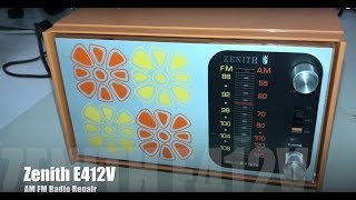 Zenith 412V AMFM Radio Repair  Part 3 of 3  Reassembly and Calibration [upl. by Yelkcub]