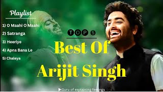 best of arijit singh  O maahi  satranga  heeriye  apna bana le  chaleya [upl. by Northrop]