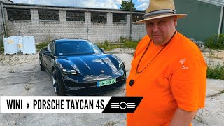 WINI x PORSCHE TAYCAN 4S  test  Czuję się jakbym prowadził wielką wyścigową „ropuchę” [upl. by Aidnic]