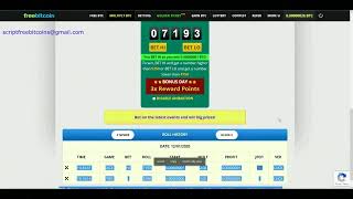 n82txMkg MODCtiyi Freebitcoin script 3 BTC in a 3 minutes unlimited reward points 2023 [upl. by Aliekat]