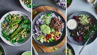 Perfectly Balanced Nourish Bowls for Spring  Vegan  Healthy [upl. by Nilyac642]