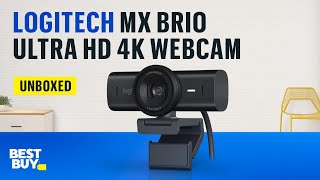 Logitech MX Brio Ultra HD 4K Webcam – from Best Buy [upl. by Ekaterina]