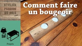 Comment faire un bougeoir  How to make a candlestick [upl. by Aicad943]