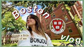 HARVARDDAYIM  HAYALLERİMİN YERİ BOSTON  VLOG 📚✨✍🏻 [upl. by Aivatco]