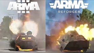 Arma Reforger vs ARMA 3  Graphics and Gameplay Comparison [upl. by Ahsart566]