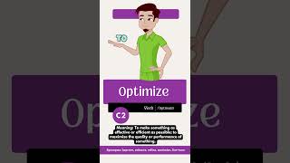 Optimize Meaning Pronunciation and Synonyms optimize shortsviral 2024 [upl. by Phillane]