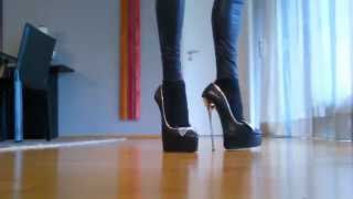 high heels 20 cm mit Metallabsatz [upl. by Sirovaj]