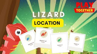 Lizard location event in play together  lizard location in pt playtogether playtogethertutorial [upl. by Firooc779]