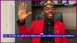 🚨🇬🇳 Les vérités du général Makosso Camille aux influenceurs guinéens ✅ [upl. by Ayikur236]