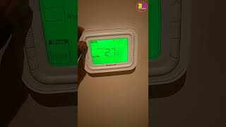 Honeywell thermostat setting [upl. by Aihsirt]