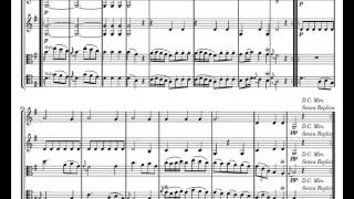 Boccherini  String Quartet Op 2 No 3  G 161  3 Minuetto  Piano Transcription tbpt123 [upl. by Kcirrag]