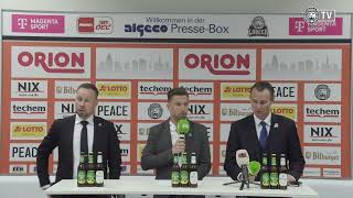 Pressekonferenz Löwen Frankfurt  Iserlohn Rooster 15092023 [upl. by Burman]