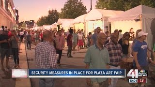 Plaza Art Fair sees increased security this year [upl. by Ynnub359]