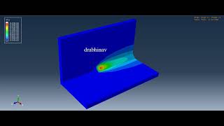 Welding Simulation in Abaqus Software [upl. by Latricia]