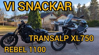 TANKAR EFTER EN SÄSONG MED NYA HONDA TRANSALP XL750 OCH OM REBEL 100 [upl. by Anytsirk]