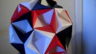 Origami Kusadama Modular Origami [upl. by Ettellocin]