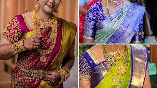 Trendy amp Stylish Wedding Silk Saree Collections [upl. by Rosita]