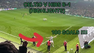 CRAZY SCENES CELTIC V HIBS 61 HIGHLIGHTS [upl. by Previdi]