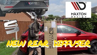 Installing A Maxton Design Rear Diffuser Seat Leon [upl. by Eusebio]